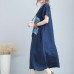 stylish blue linen shift dresses plus size linen cotton dress fine tie waist prints linen clothing dresses